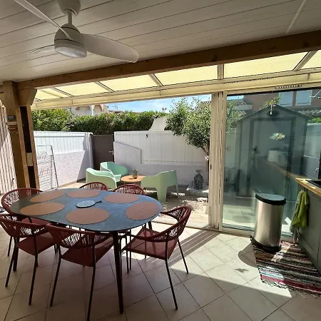 Rochelongue Cap D'agde, Piscine Residence, Garage, Clim, A Pied *